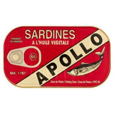 Apollo Sardines In Vegetable Oil 50X125G dimarkcash&carry