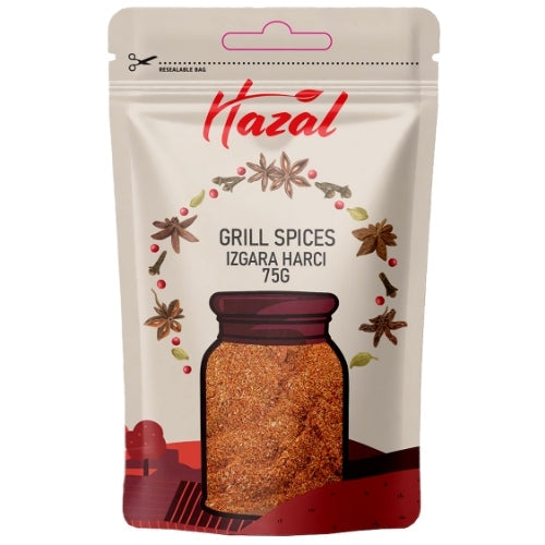 Hazal (534) Grill Spices 8x75g dimarkcash&carry