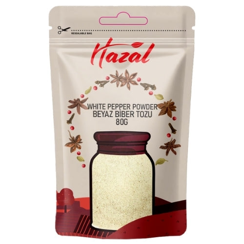 Hazal (567) White Pepper Powder 8x80g dimarkcash&carry
