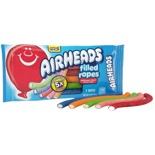 Airheads Filled Ropes Original Fruits 18X57G dimarkcash&carry
