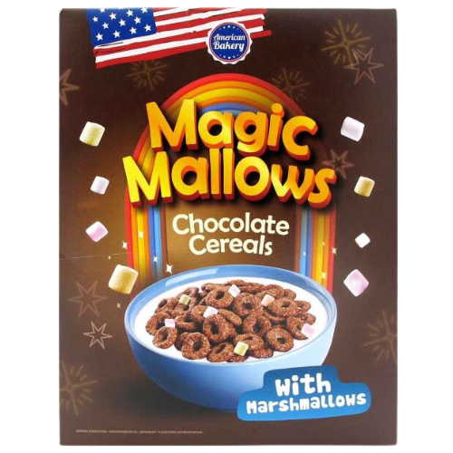 American Bakery Magic Mallow Chocolate Marshmallow Cereal 11X200G dimarkcash&carry