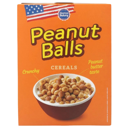 American Bakery Peanut Balls Cereal 11X165G dimarkcash&carry