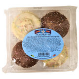 Baker Boys 4 Mixed Iced Muffin Cakes dimarkcash&carry