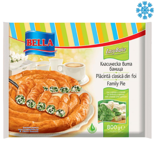 Bella Classic Pie W. Cheese&Spinach 12X800G - Collection Only Frozen Product dimarkcash&carry