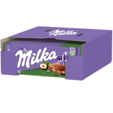 Milka Hazelnuts Chocolate Bar 24X90G dimarkcash&carry