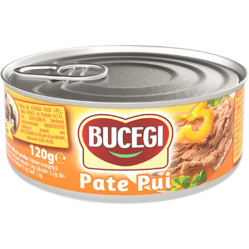 Bucegi Pate De Pui (Chicken) 6X120G dimarkcash&carry