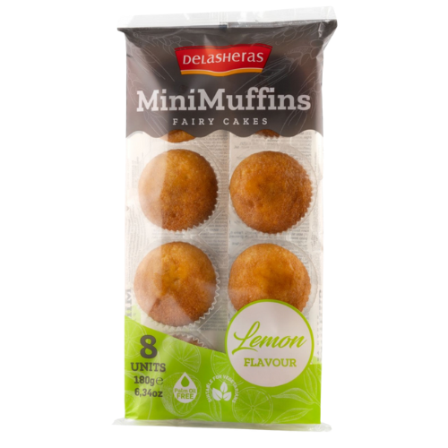 Delasheras Mini Muffins Lemon Cake 14x180g dimarkcash&carry