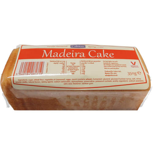 Cabico Madeira Cake 6X350G dimarkcash&carry