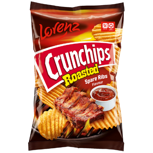 Lorenz Crunchips Roasted Spare Ribs - 12X120G dimarkcash&carry