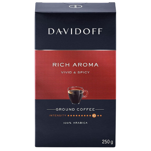 Davidoff Rich Aroma Ground Coffee 12x250g BBD: 20/09/2025 dimarkcash&carry