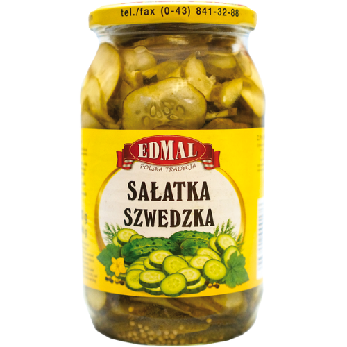 Edmal Swedish Cucumber Salad 8X820G dimarkcash&carry