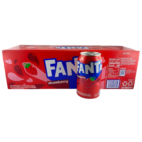 Fanta Strawberry Soda Can 12X355Ml dimarkcash&carry
