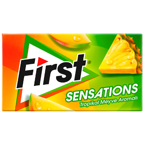 First Chewing Gum Tropical 12X27g dimarkcash&carry