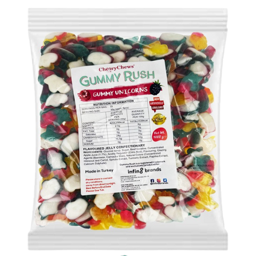 Gummy Rush Unicorns 12X1Kg dimarkcash&carry