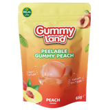 Gummy Land Peelable Gummy Peach (Halal) 12X65G dimarkcash&carry
