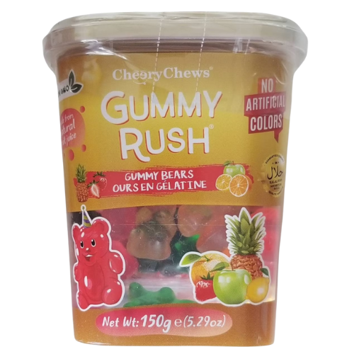 Gummy Rush Tubs Gummy Bears 12X150G dimarkcash&carry