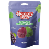 Gummy Land Peelable Gummy Grape (Halal) 12X65g dimarkcash&carry