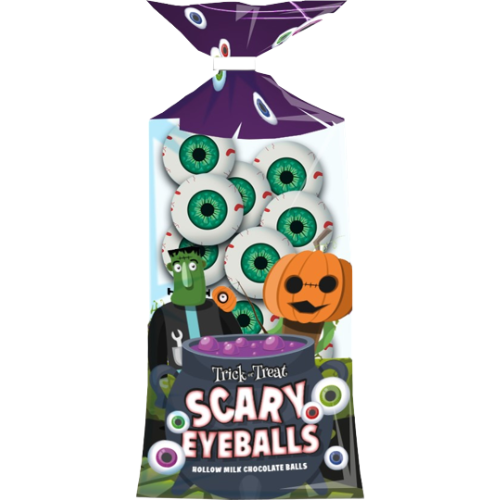 Chocolate Foil Eyeballs 12X85G dimarkcash&carry