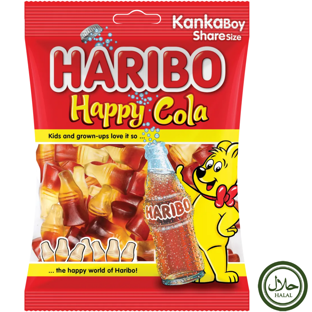 Haribo Halal Happy Cola 30x80g