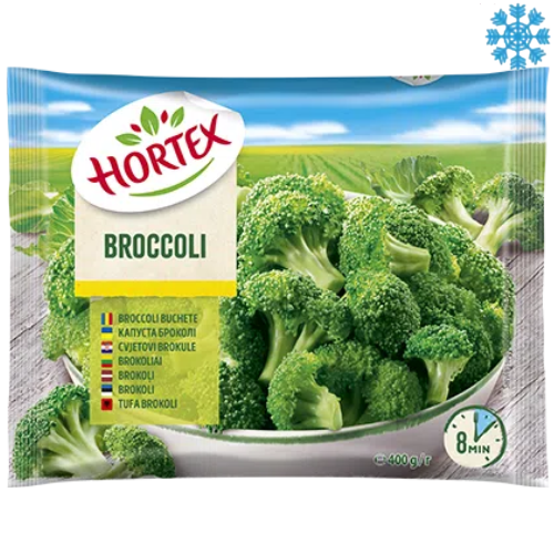 Hortex Broccoli 14X400G - Collection Only Frozen Product dimarkcash&carry