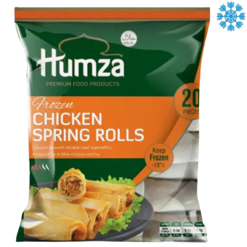 Humza Chicken Spring Roll 10X650G (20 Pieces) - Collection Only Frozen Product dimarkcash&carry
