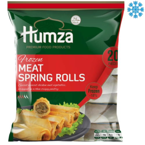 Humza Meat Spring Roll 10X650G (20 Pieces) - Collection Only Frozen Product dimarkcash&carry