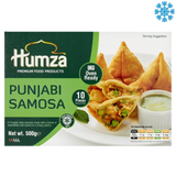 Humza Vegeez Punjabisamosas 6X500G (10 Pieces) - Collection Only Frozen Product dimarkcash&carry