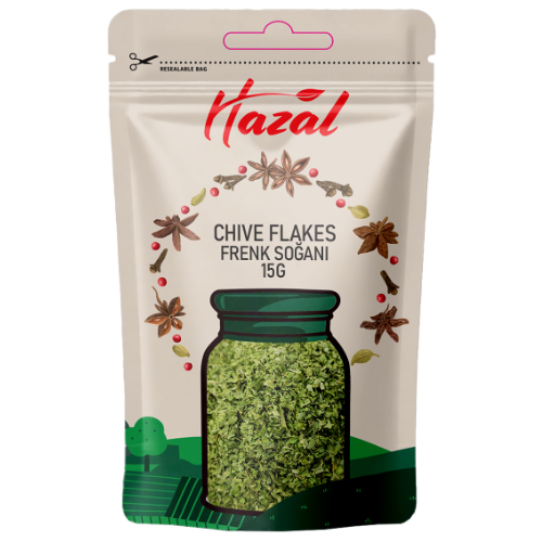 Hazal (511) Chive Flakes 8X15G dimarkcash&carry