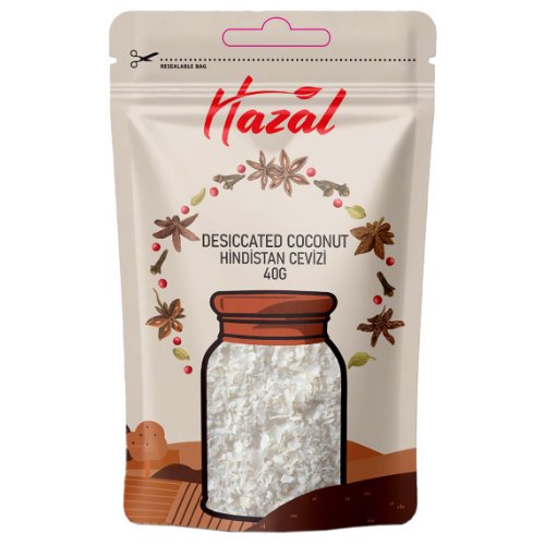 Hazal (523) Desiccated Coconut 8X40G dimarkcash&carry