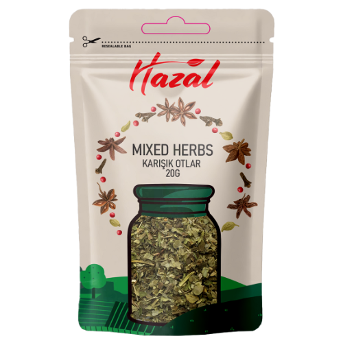 Hazal (547) Mixed Herbs 8X20G dimarkcash&carry