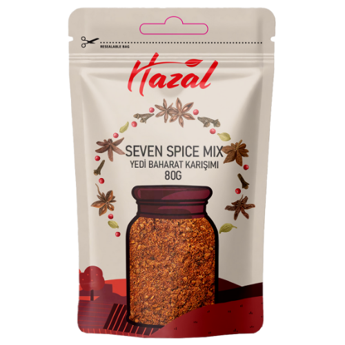 Hazal (562) Seven Spice Mix 8X80G dimarkcash&carry
