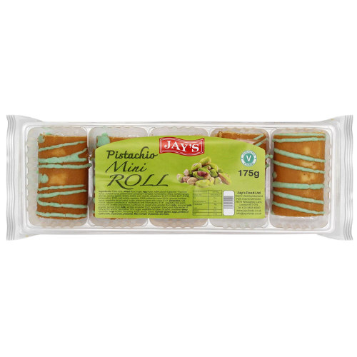 Jays Mini Roll Pistachio 8x175g dimarkcash&carry