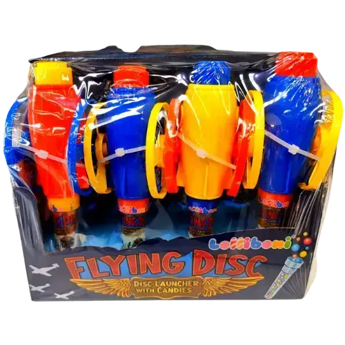 Lolliboni Flying Disc Toy Candy 12x6g