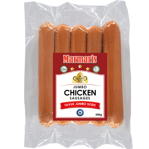 Marmaris Jumbo Chicken Sausage Halal 6X500G dimarkcash&carry