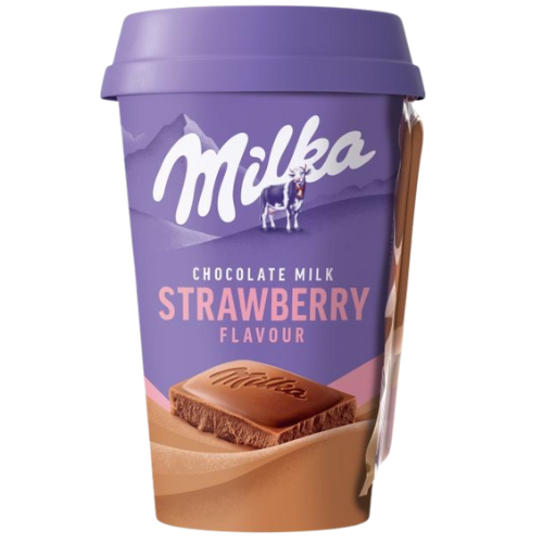Milka Strawberry Milk 10X220Ml dimarkcash&carry