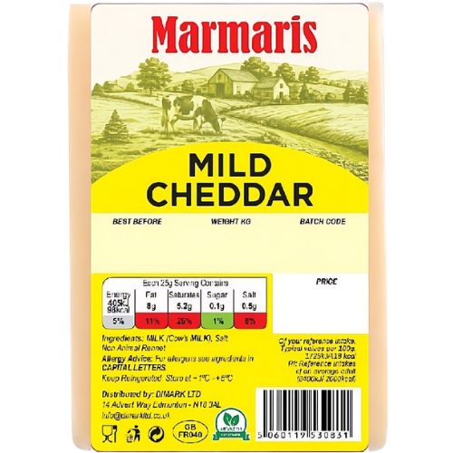 Marmaris Cheddar Mild 145g dimarkcash&carry