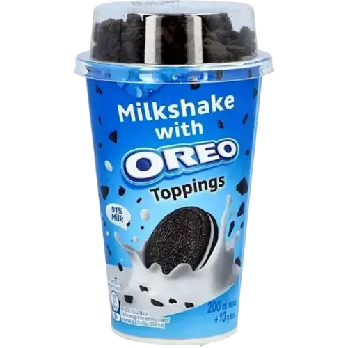 Oreo Milkshake With Toppings 10X200Ml