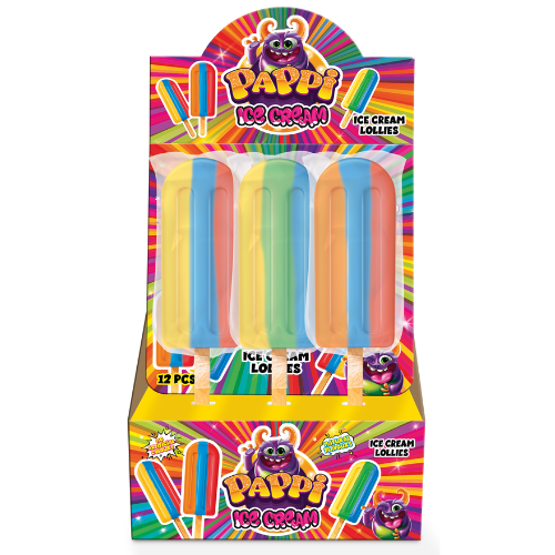 Pappi Ice Cream Lollipop 12x50g