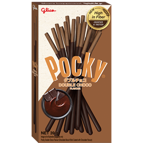 Pocky Biscuit Stick Double Chocolate 10X39G
