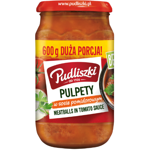 Pudliszki Pulpety In Jar 4X600G dimarkcash&carry