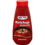Rolnik Hot Diabelski Ketchup 8X500Ml dimarkcash&carry