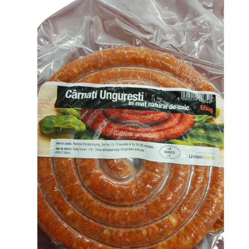 Carnati Unguresti / Hungarian Sausages Frozen 10X650G dimarkcash&carry