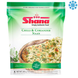 Shana Naan Chilli & Coriandar 12X300g (4 Pcs) - Collection Only Frozen Product dimarkcash&carry