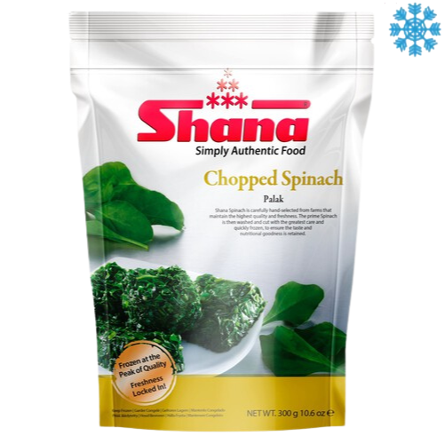 Shana Spinach 12X300G - Collection Only Frozen Product dimarkcash&carry