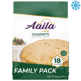 Aaila Chappati Multi Pack 8X810G (18Pcs) - Collection Only Frozen Product dimarkcash&carry
