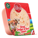 Lilya Sliced Chicken & Beef Salami With Paprika 1X200G dimarkcash&carry