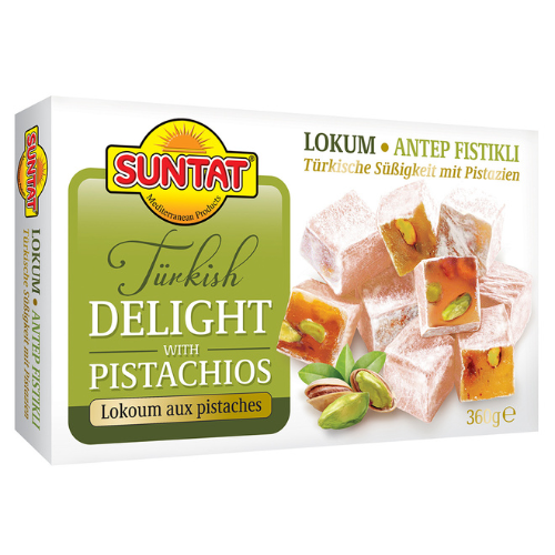 Suntat Turkish Delight With Pistachio 12X360G dimarkcash&carry