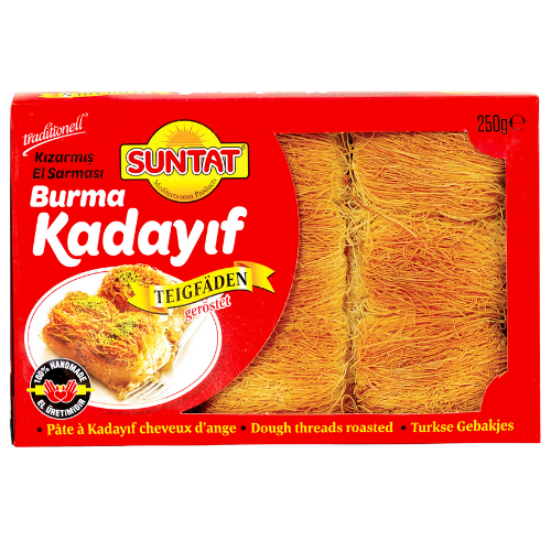 Suntat Roasted Dough Tread Rolls (Burma Kadayif) 12x250g