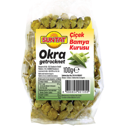 Suntat Dried Okras 18x100g