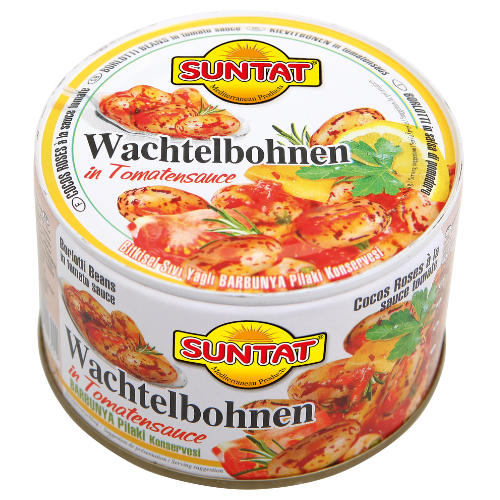 Suntat RM Borlotti Beans in Tomato Sauce 12x400g